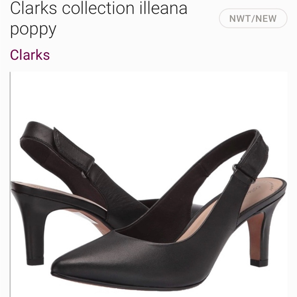 Clarks Slingback Pumps